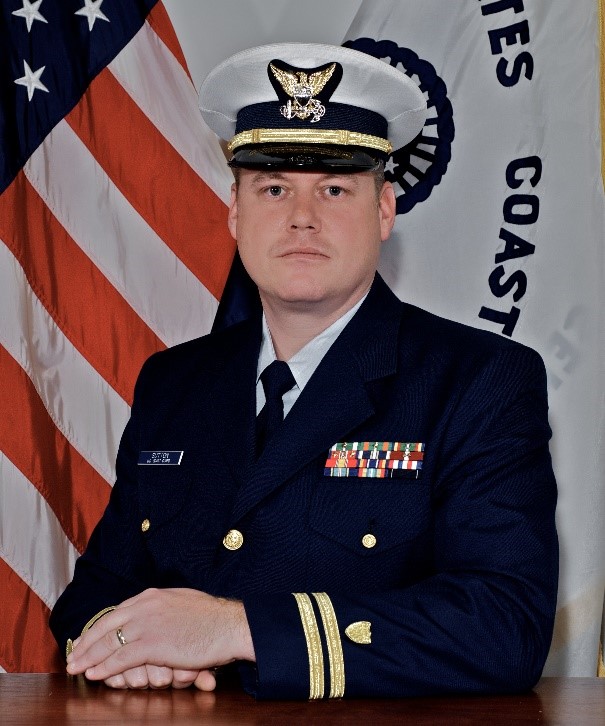 Lt. Toby L. Sutton, executive officer at the Coast Guard Pay and Personnel Center